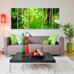 Floral pictures in frames